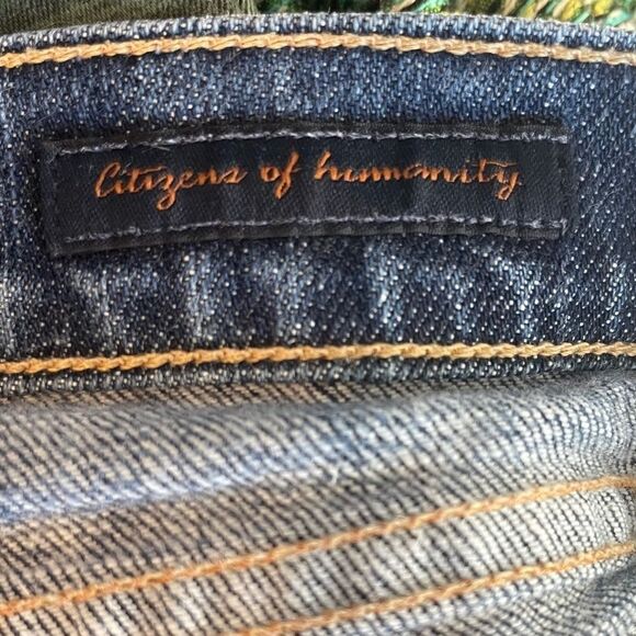 Citizens Of Humanity Kelly #063 Low Waist Crop Stretch Jeans Sz 24 - Picture 7 of 11